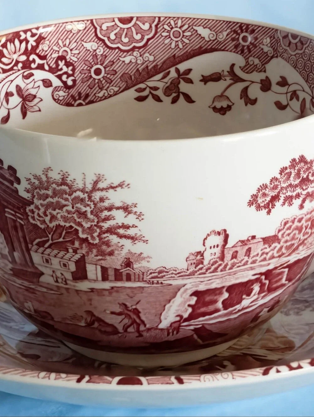 Spode Archive Collection Italian Pattern. Jumbo Cup and Saucer. Vintage. England